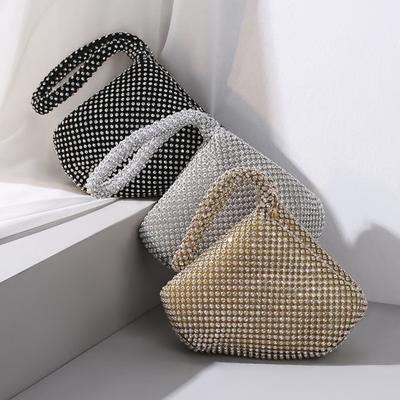 Exquisite Women Handbag Rhinestones Space-Saving Collocation