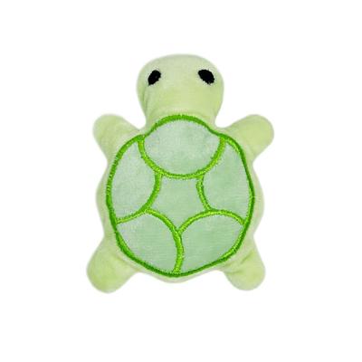 Niedliches Fleece-Schildkröten-Hundespielzeug Lustiges Spiel Interaktives Haustier-Zahnschleif-Kauspielzeug Bissfestes Mini-Geräusch-Haustierspielzeug Katze & Hund