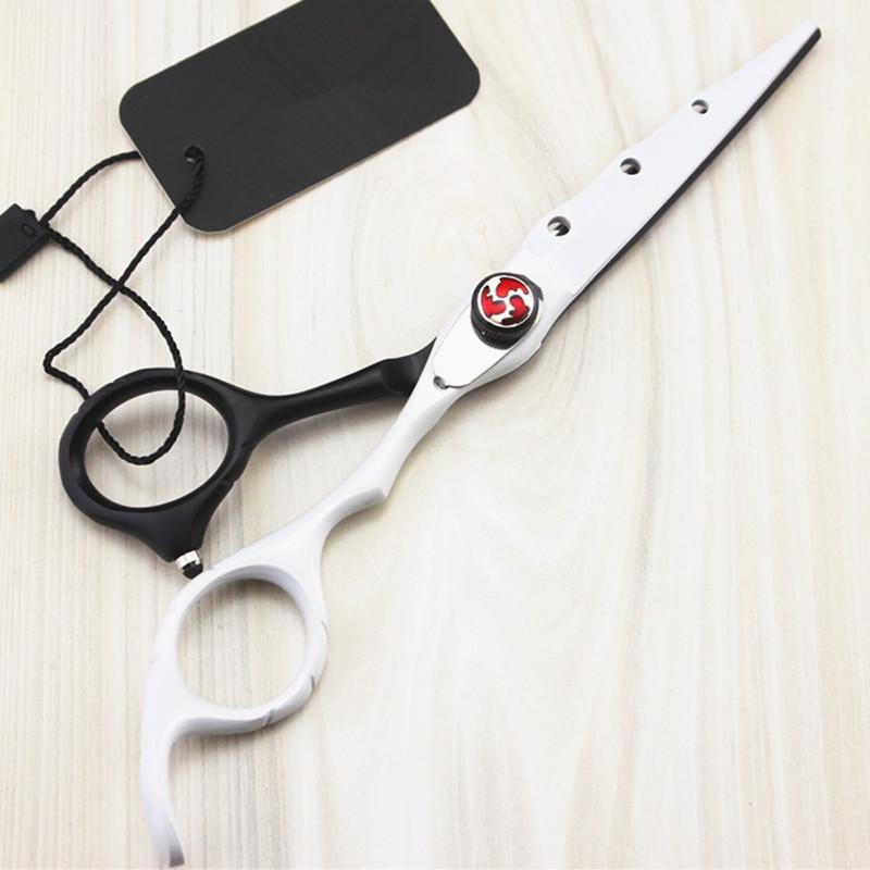 

Профессиональные 6-дюймовые белые ножницы для стрижки волос, филировочные парикмахерские ножницы для стрижки волос