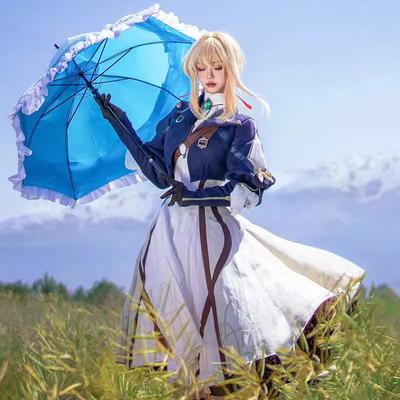 Kostým Anime Violet Evergarden Cosplay Kostým Princezna Služka Šaty Anime Violet Evergarden Kostým pro ženy Halloween Velikost XS-3XL