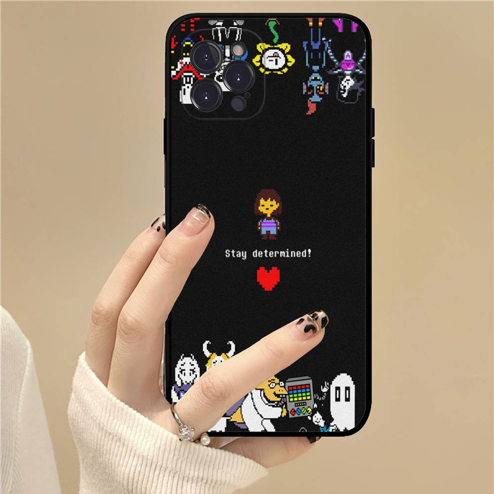 

U-Undertale Phone Case For IPhone 17 16 15 14 11 12 13 Pro Max Plus Mini Soft Back Cover iPhone 14pro max