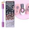 Good Quality Nail Nails Ornaments Print Template Exquisite Pattern Lightweight Detachable