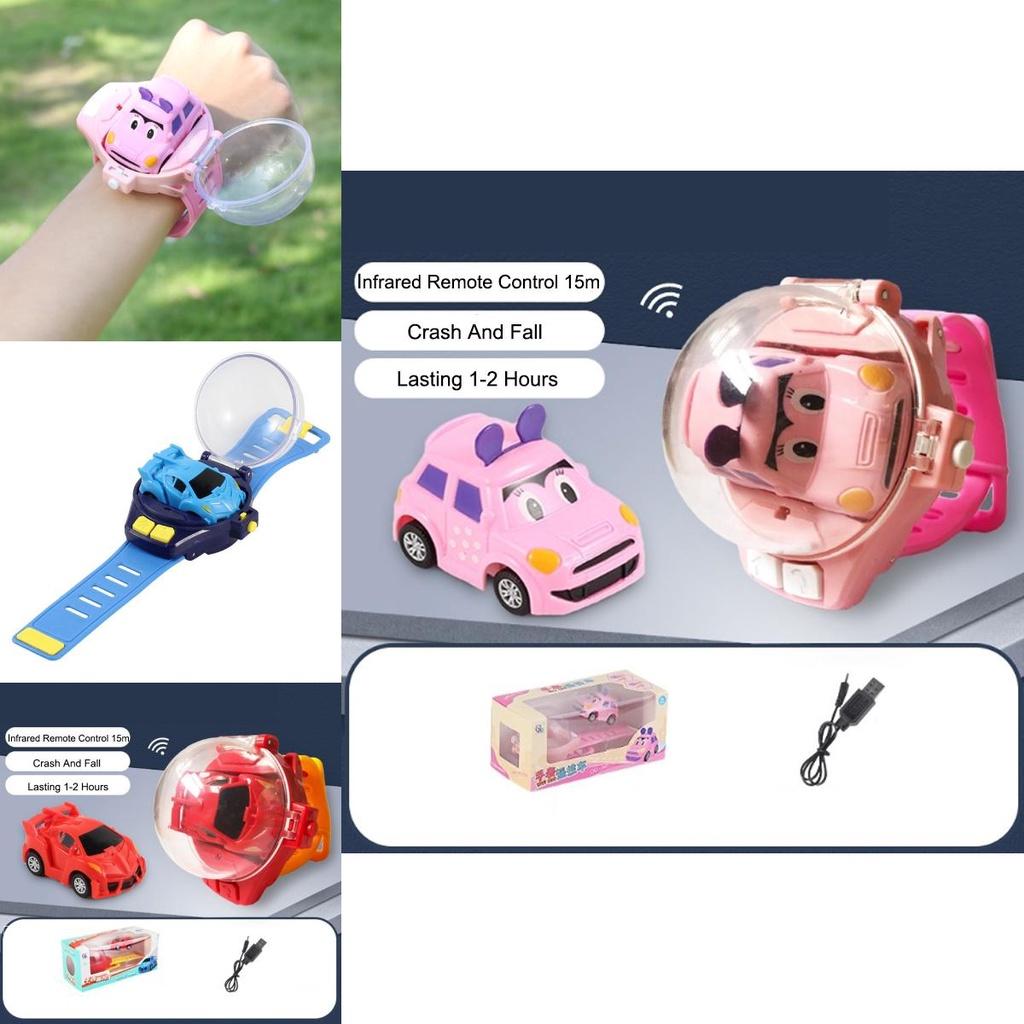 Creative Children's Watch Remote Control Car Toy Usb Charging 15m Range Long Battery Life