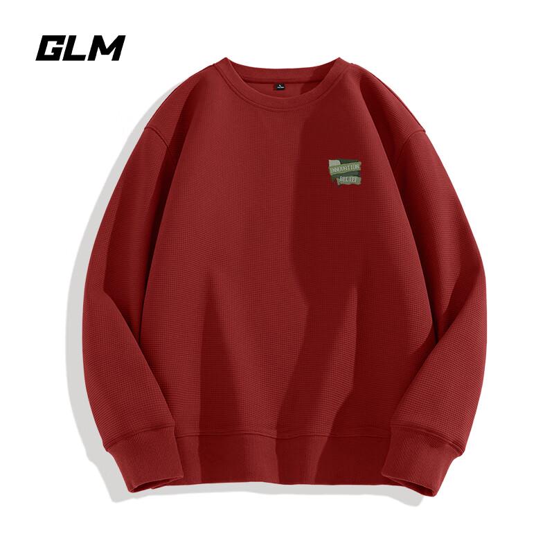 

Мужской свитшот с круглым вырезом из вафельного трикотажа XL