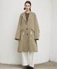 A.Riff Oversized String Long Jacket_Light Khaki