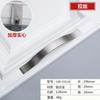 Modern Wardrobe Door Handles Aluminium Alloy Brushed Silver Kitchen Drawer Cabinet Furniture Hardware Home Improvement