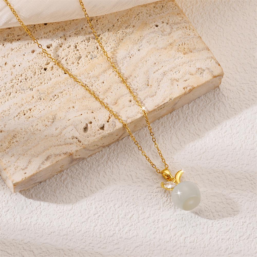 Simple Fashion Titanium Steel Women's Necklace - Non-fading, Luxurious, Versatile, Korean Style Clavicle Chain