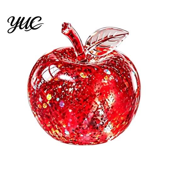 Squishy Fidget Tools for Focus Apple Stress Ball, Christmas Glitter Toy, Tactile Sensory Toys Soft Rebound Decompression Toy Kids Adults Relief