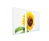 GLAS-KOCHFELD-SCHUTZPLATTE 90x52 BLUME