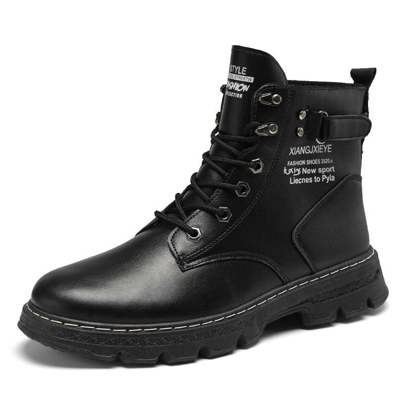 Men's shoes autumn new men's Martin boots trendy versatile tooling shoes non-slip and wear-resistant thick-soled desert bumblebee boots