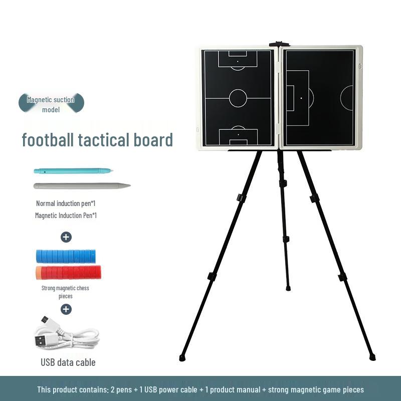 Si Ning 32-inch Foldable Magnetic Soccer Tactics Board with Stand