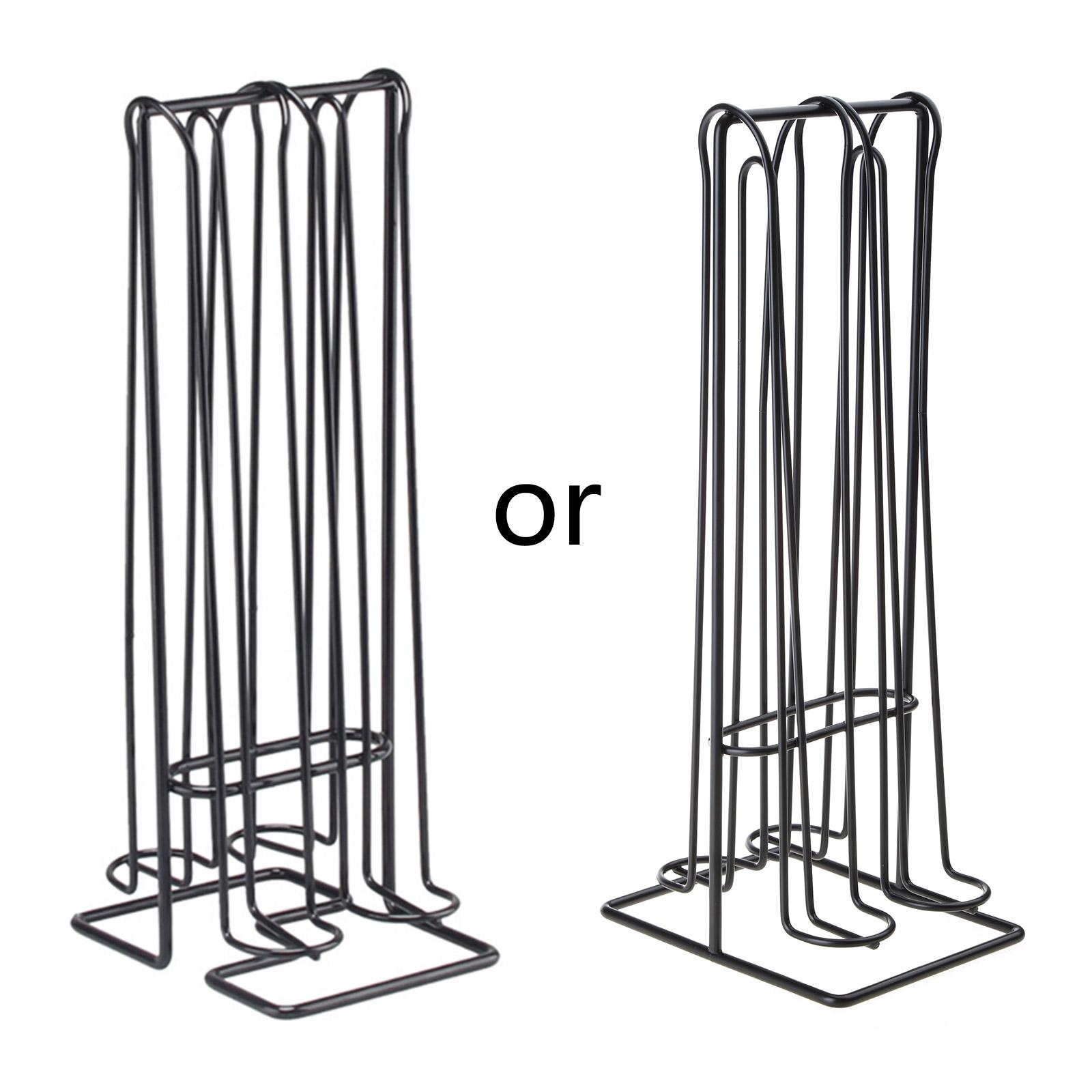 

Современный металлический держатель для кофейных капсул из проволоки, креативная вертикальная подставка для кофейных капсул, держатель для капсул, простой в использовании, для любителя кофе G