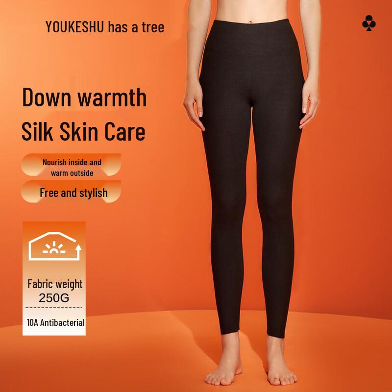 YOUKESHU Женские термокальсоны с высокой талией L