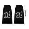 Women's Flared Leg Warmers Girls 80s Harajuku Punk Knee Highs Leg Socks Preppy Stockings Gotik Clothes Streetwears