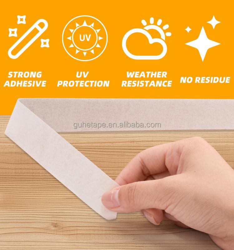 Masking Tape Rubber Adhesive Heat-Resistant Easy Tear Clean Removal General Purpose Painter Tape for DIY Crafts Home Office