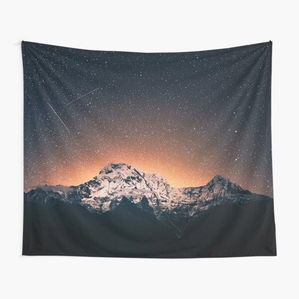 Nature Mountain Tree Tapestry Aesthetic Landscape Tapestry Green Woodland Scenery Wall Hanging for Bedroom Living Room Decor