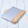 Stainless Steel Dough Scraper and Portioning Tool with Wooden Handle