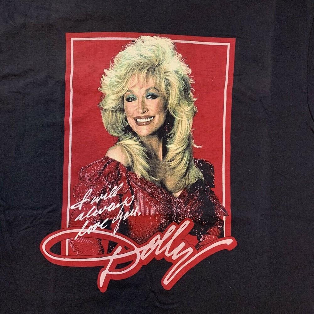 DOLLY PARTON I Will Always Love You Black S-234XL Christmas T-shirt Unisex T-Shirt XXXL