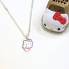 925 Silver Hello Kitty Lovely Angel Children's Lost Anti-Lost Necklace