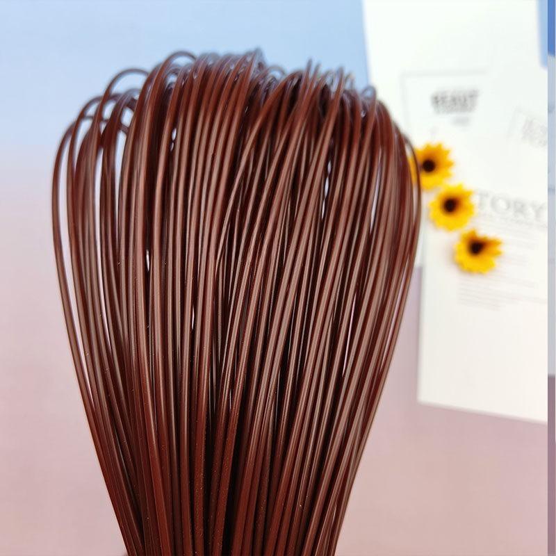 500g 2.4mm PE Round Synthetic Rattan Weaving Material Plastic Knit for Furniture Repair Chair Table Basket about 90Meter