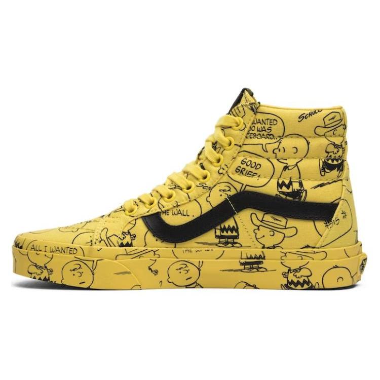 Sk8 Peanuts x Sk8 Vans-Hi Charlie Brown Maize VN0A2XSBQX4 37 жёлтый