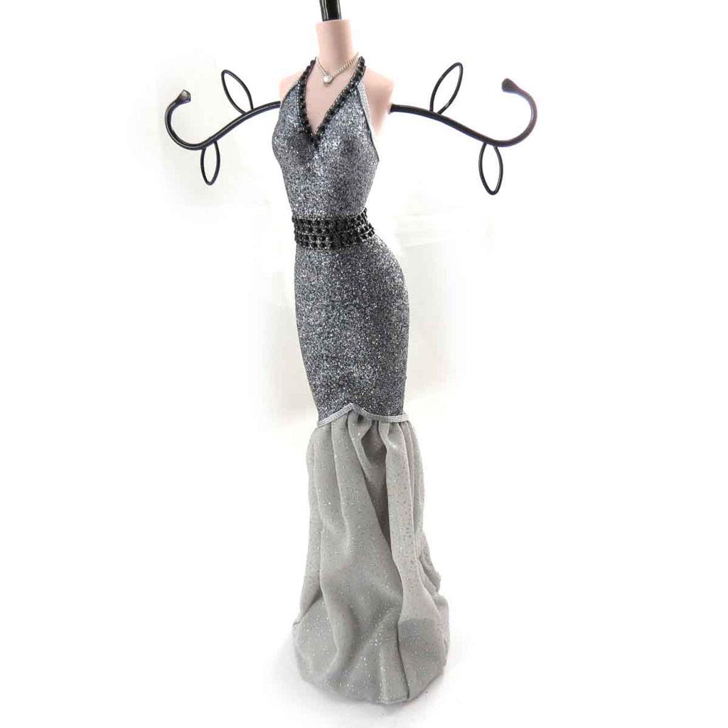 Les Trésors De Lily [J8341] - Gray 'Belle Epoque' Necklace Holder