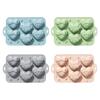 6 Cavity Heart Shape Silicone Baking Mold Chocolate Making Molds Perfect for Cupcakes Muffin Candy Making Easy Releasing