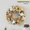Luminous Christmas Wreath: Festive Door & Wall Decoration for Bar & Mall Scenes