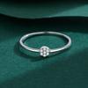 S925 Sterling Silver Women's Ring - Elegant Micro-set European & American Design