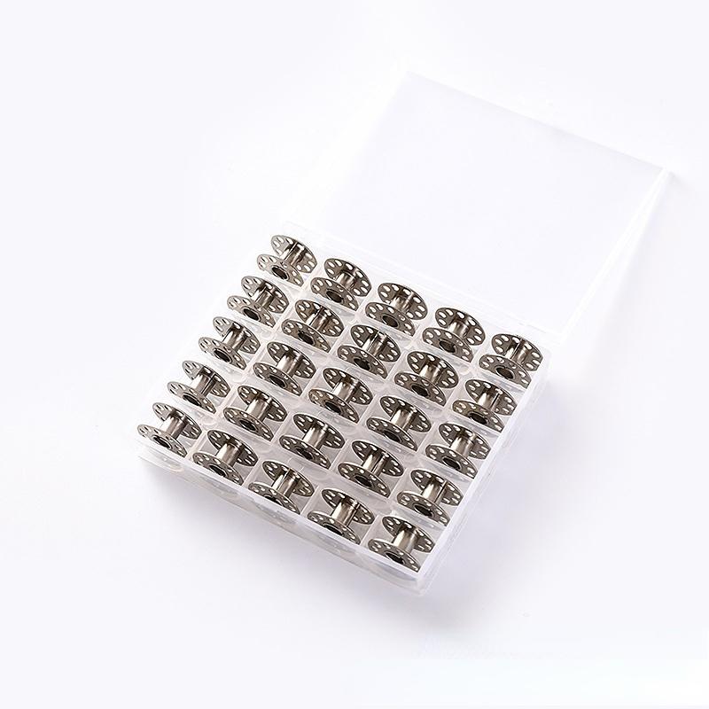 25/36 Grid Spool Clear Plastic Case Box Sewing Machine Bobbins Storage Case Empty Bobbin Box