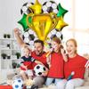 World  Soccer Theme Party  Set – Birthday Celebration Soccer Trophy  Garland Decoration