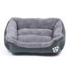 Winter Warm Semi-Enclosed Cat Mat Bed - Machine Washable, Square Pet Nest & Dog Cushion