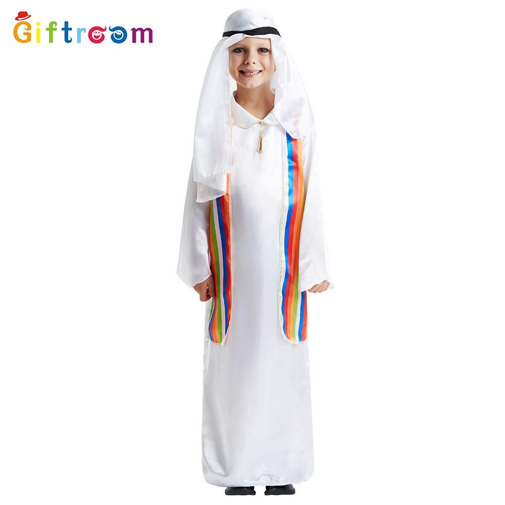 

Colorful Arab Cosplay Costume For Boys Perfect For Halloween Stage Performances