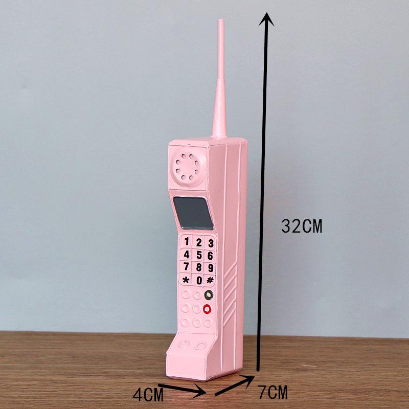 Retro 80s Mobile Phone Model Display Ornament Costume Prop