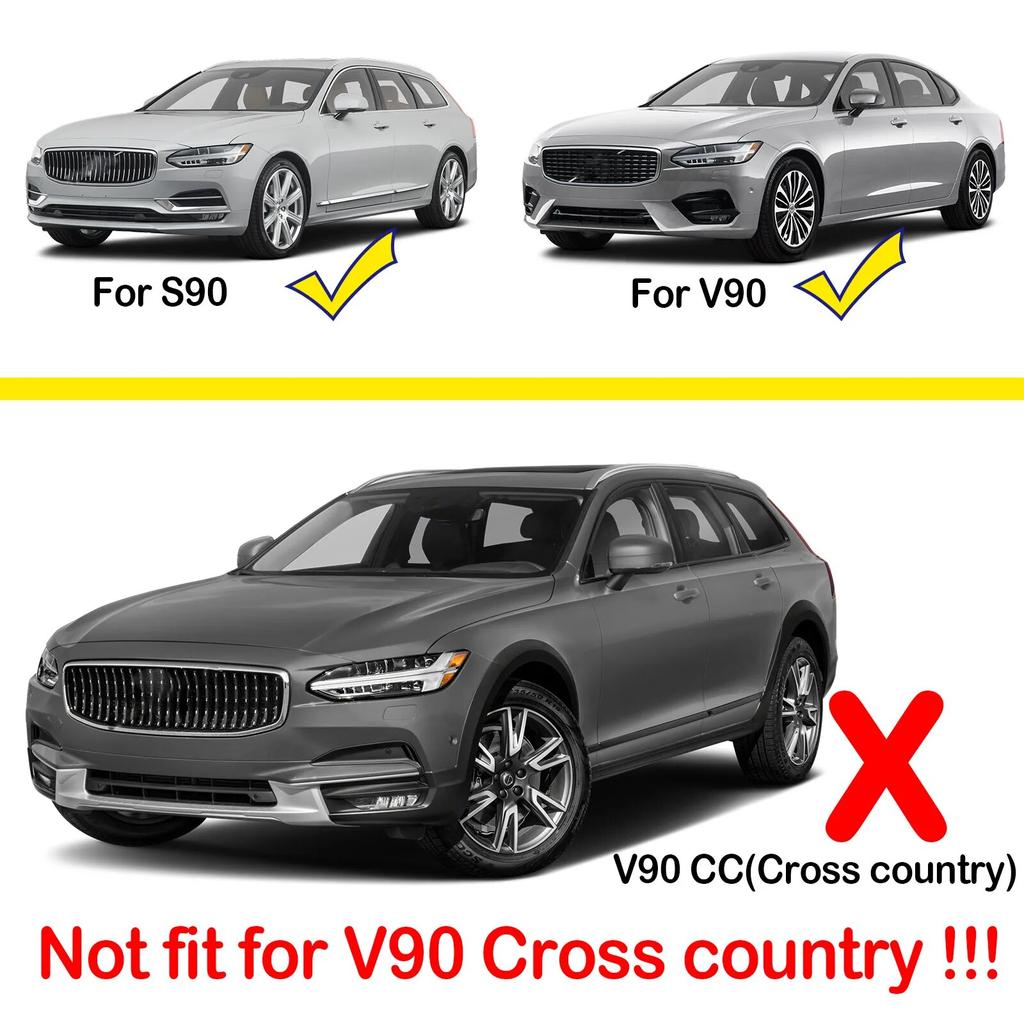 Für VOLVO V90 S90 2016 - 2023 Schmutzfänger Spritzschutz Kotflügel Vorne Hinten Geformter Kotflügel Auto-Styling 2017 2018 2022