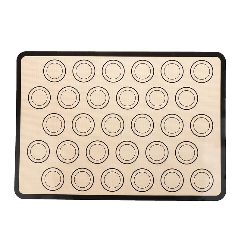 1Pc 42X29.5Cm Silicone Baking Mat For Oven With 30 Circles Non Stick Heat Resistant Bakeware Sheets For Baking Cookie Macaron