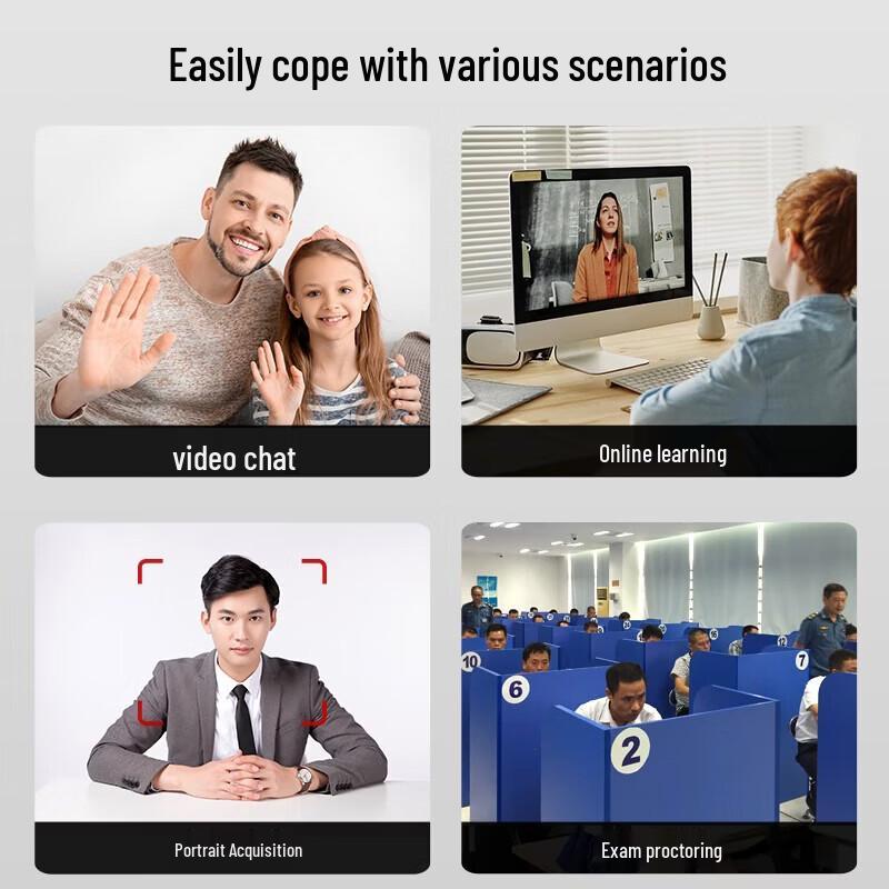 Huboss T60-4K 4K UHD USB Webcam with Microphone