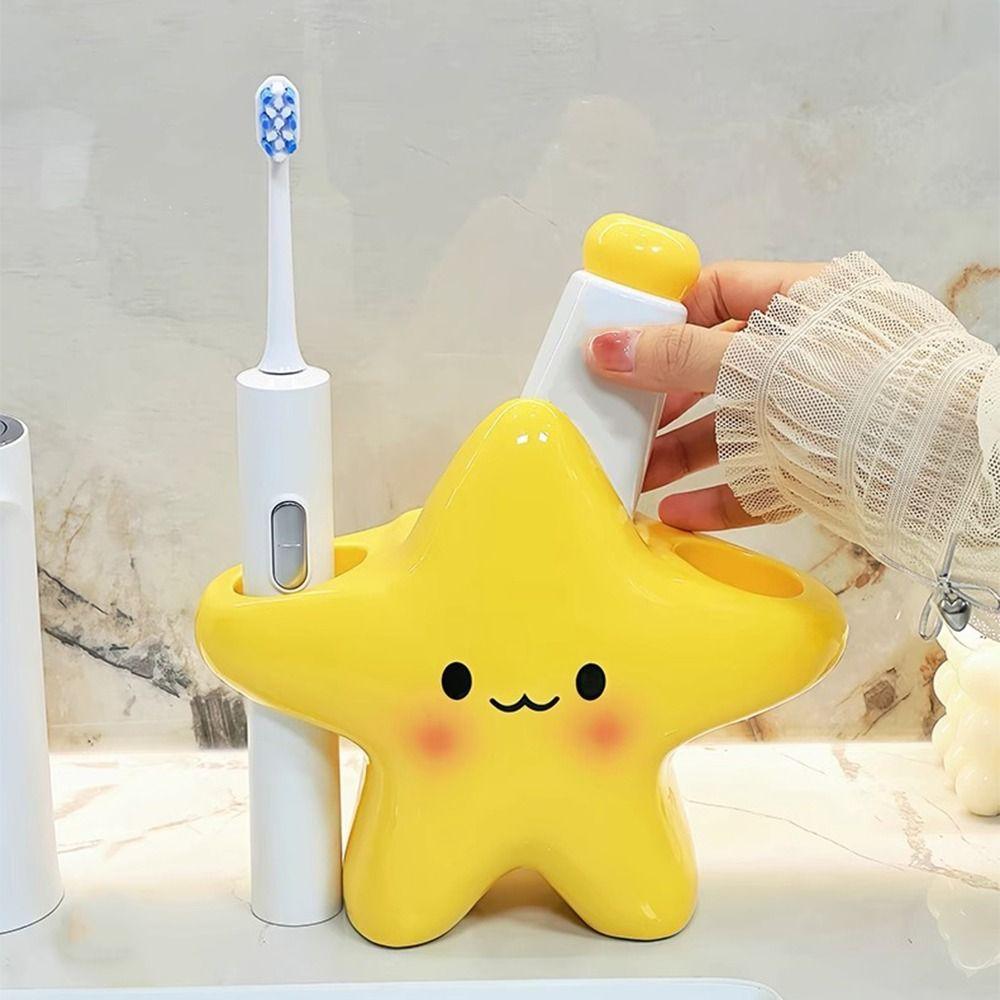 Waterproof Electric Toothbrush Holder Star Shaped Toothbrush Storage Rack  Bathroom Accessories