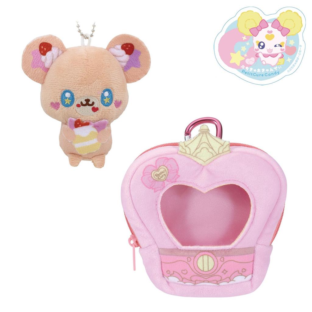 [BANDAI] Petit Cure Mofurun Mascot & Outing Pouch (Bonus: Petit Cure Initial Sticker Vol. 3)