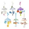 Newborn Marine Forest Animal Cart Pendant Umbrella Bed Hanging 0-1 Year Old Baby Rattle Bed Bell