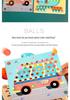 Wooden Children's Bead Puzzle Game Tweezers - Fun Hand-Eye Coordination Toy for Early Education