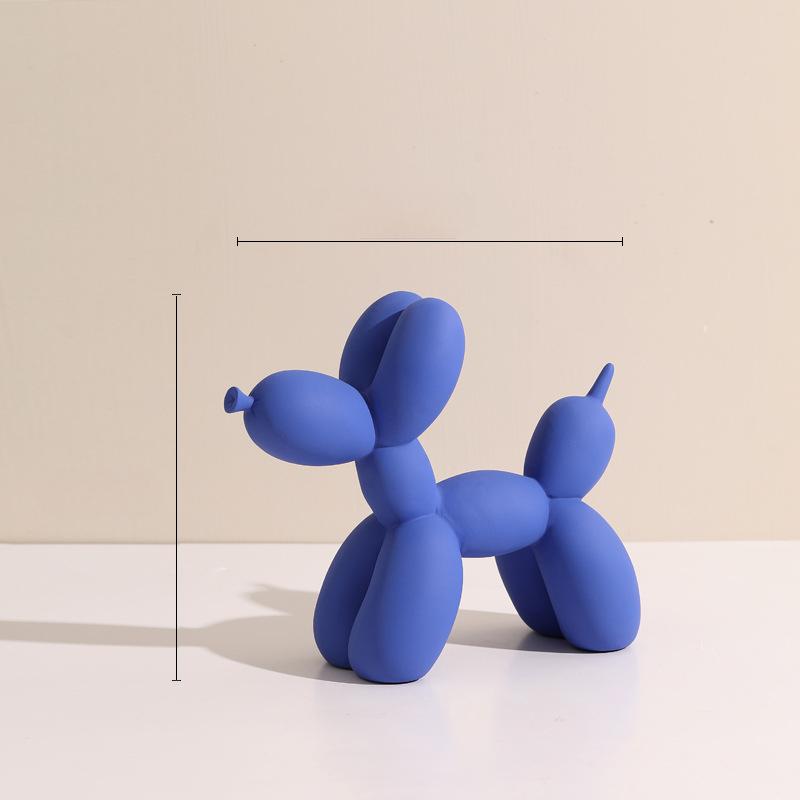 

Nordic Balloon Dog Ornaments Resin Unique Sleek Living Room Tabletop TV Cabinet Home Craft Soft Decoration Decoration