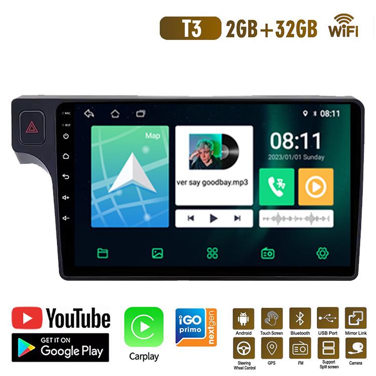 Lada 2114/2115 Android HD GPS Navigation & Smart Rearview Camera with CarPlay