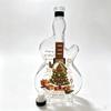 Kreative Gitarrenförmige Borosilikatglasflasche Motorrad Weihnachtsbaum Whiskey Mini-Flasche Heimdekoration