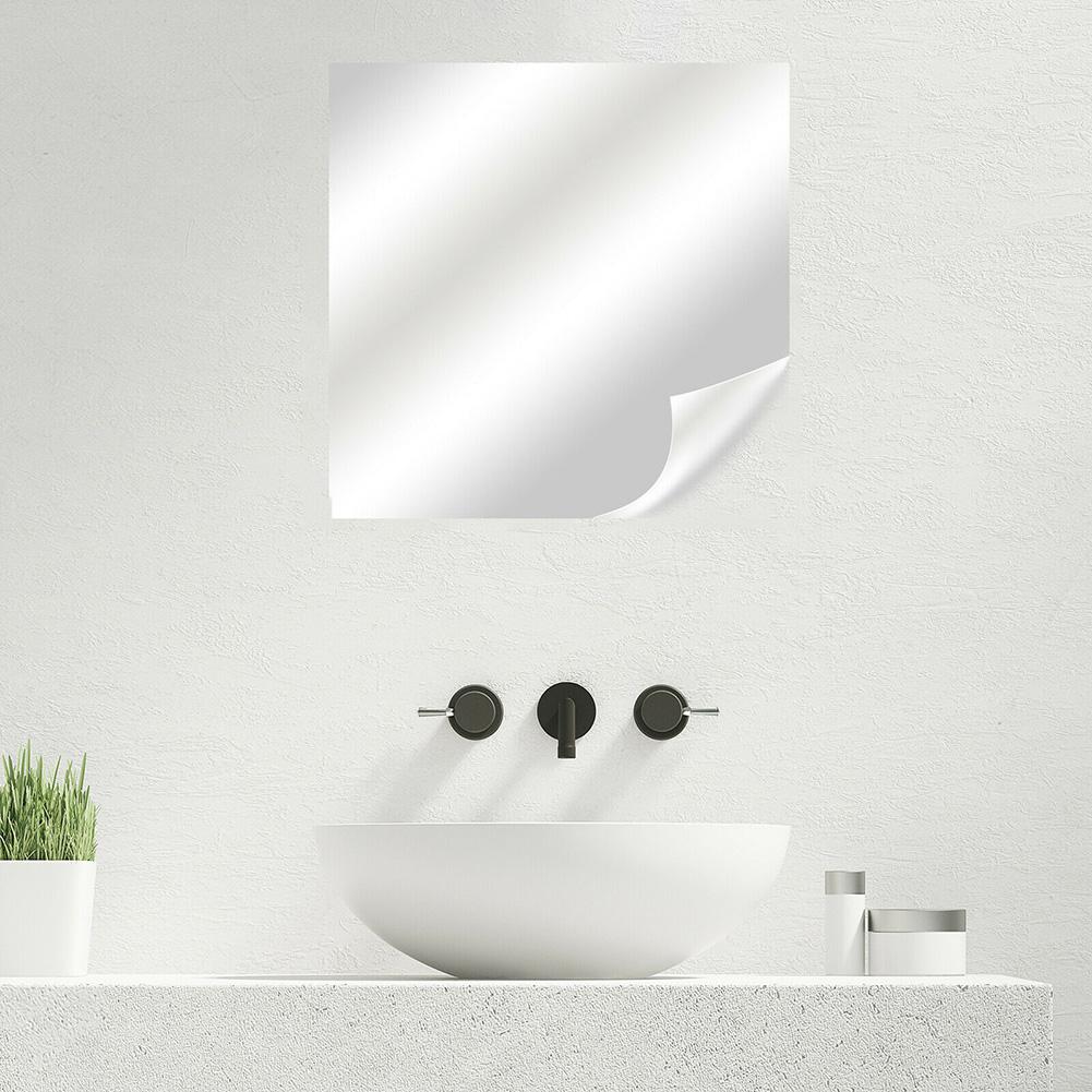 Foil Wall Mirror Mirror Wall Sticker Mirror Self-adhesive Waterproof