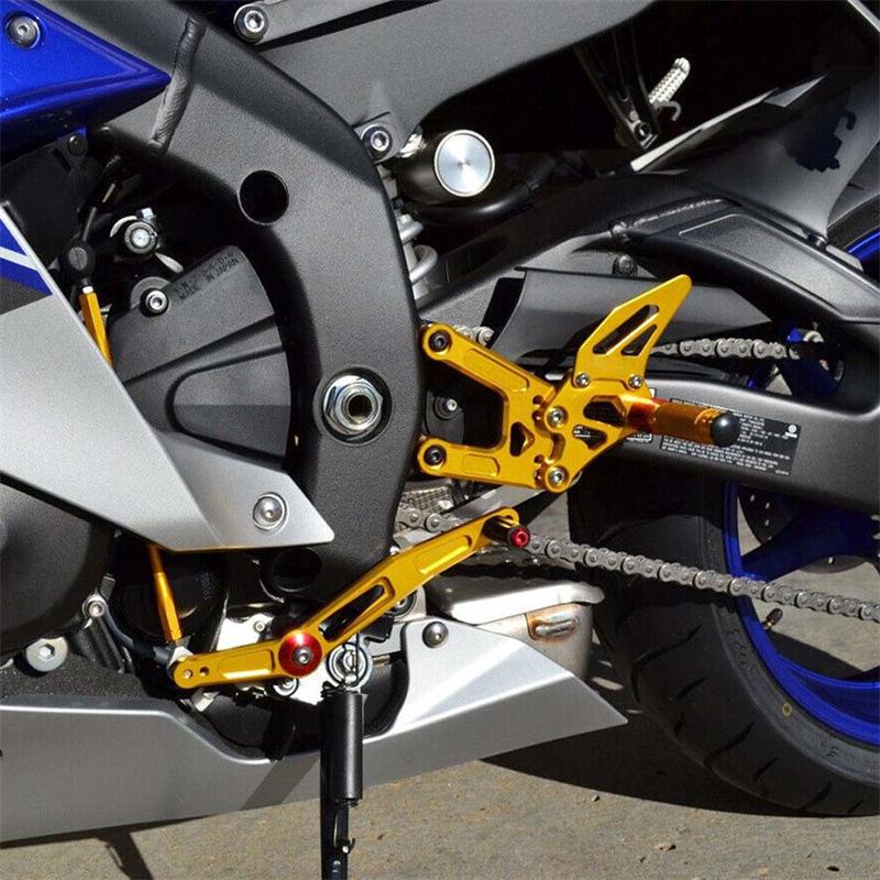 Yamaha YZF R6 (06-16) Adjustable Motorcycle Raised Footpegs Assembly