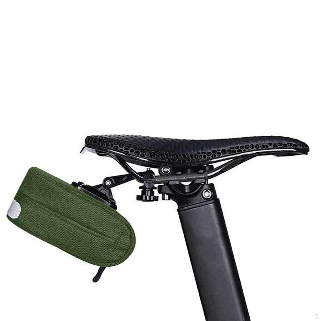 Satteltasche, Reflektierende Satteltasche mit Schnellverschluss, für Pendelfahrten mit dem Fahrrad