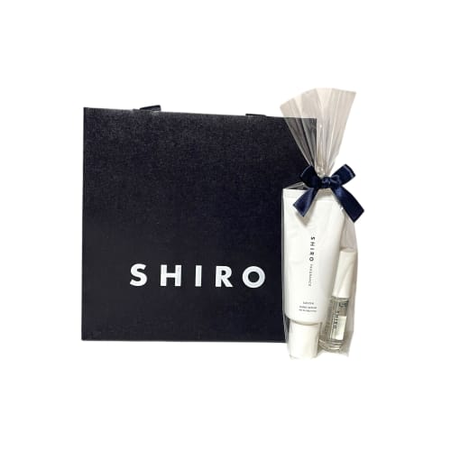 

[Free gift wrapping and shopping bag included] Shiro Fragrance & Hand Serum Set: Perfume, Hand Cream, Eau de Parfum, Hand Balm (55g, 10ml, White Tea)
