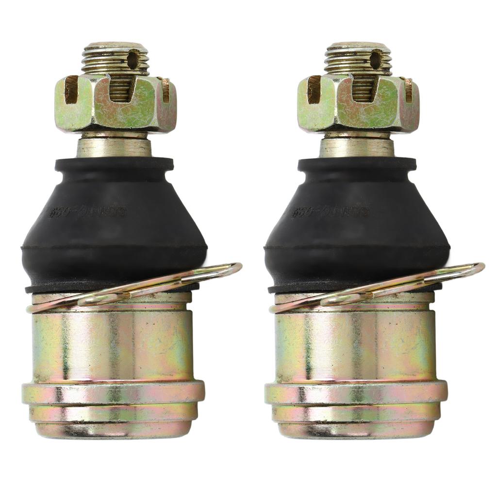 14mm Bolt Tie Rod Ends Ball Joints with Rubber Bushings Steel Alloy for 150cc 250cc Quad Dirt Bike