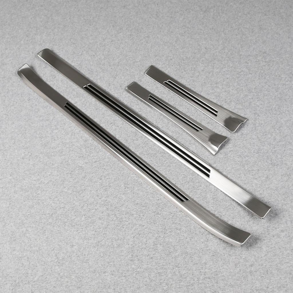 RUIQ Subaru Forester SL Series Exterior Stainless Steel Step Side Step Garnish Designed Exclusively for the Subaru Forester Garnish, (Silver) -